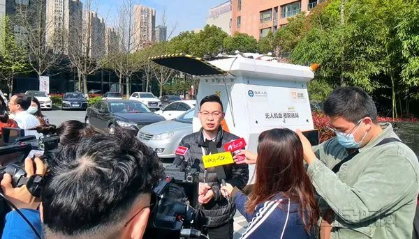 迅蚁联合创始人庾航接受媒体采访